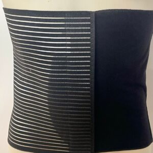 FASCIA ART.1000 RIGHE NERO
H.28  MISURA 80