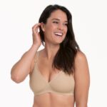 Selma Pure Reggiseno senza ferretto
con coppe in spacer desert 5231-753-80C